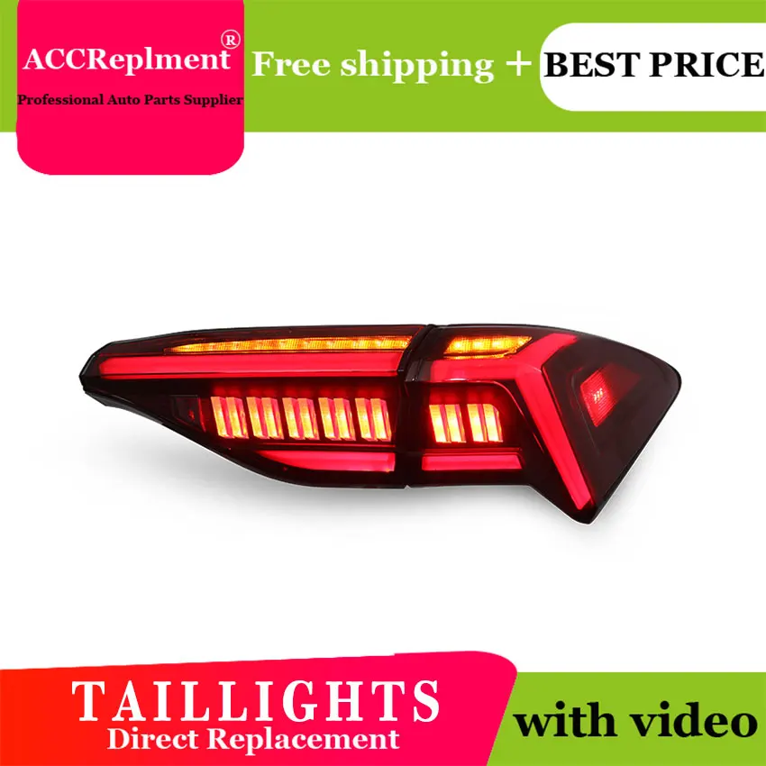 

Car Styling for Toyota Avalon Taillights 2019 for Avalon LED Tail Lamp+Turn Signal+Brake+Reverse LED light