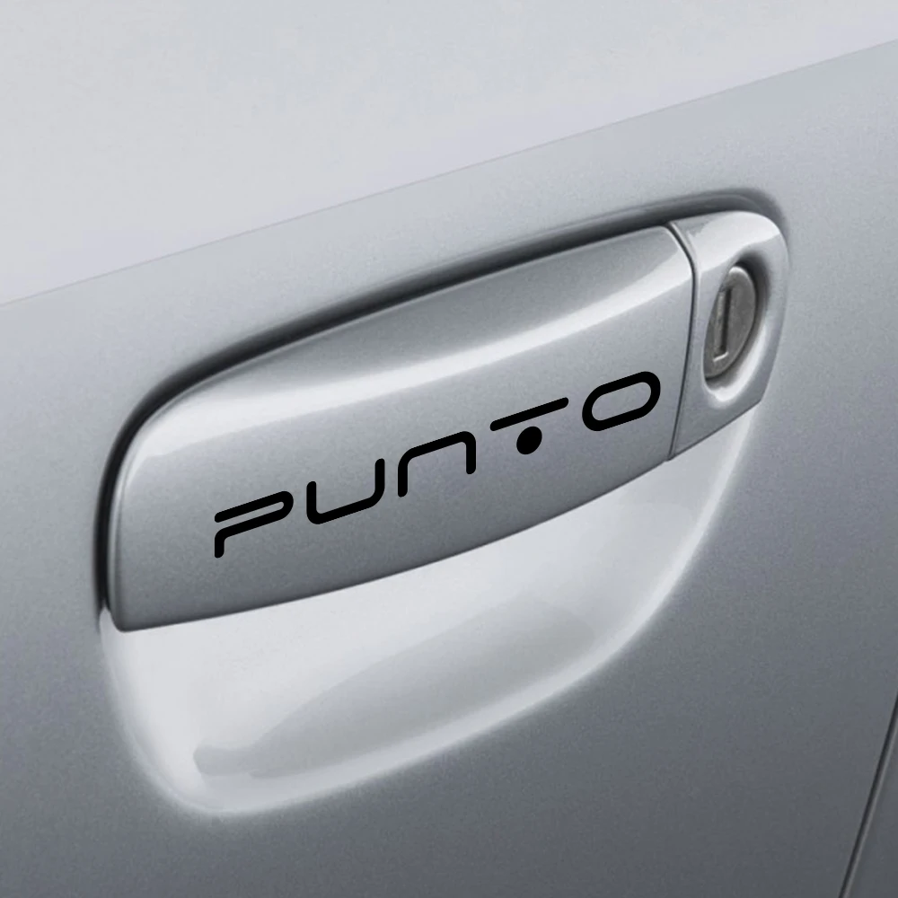 4 шт для Fiat Punto спортивного автомобиля Дверная ручка Декор наклейки на ногти