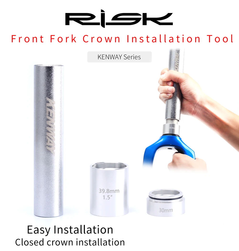 RISK Tool Bike Fork Base Installation Tool MTB Bike Headset Washer Setting Tool 