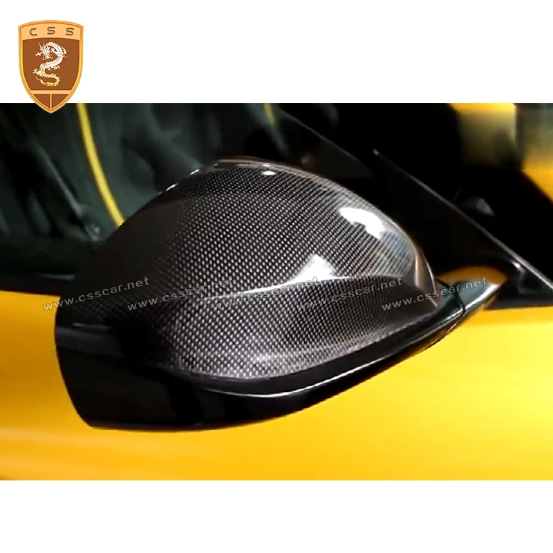 2 шт. зеркальные наклейки из углеродного волокна для автомобилей 2017- Ferrari 812 |
