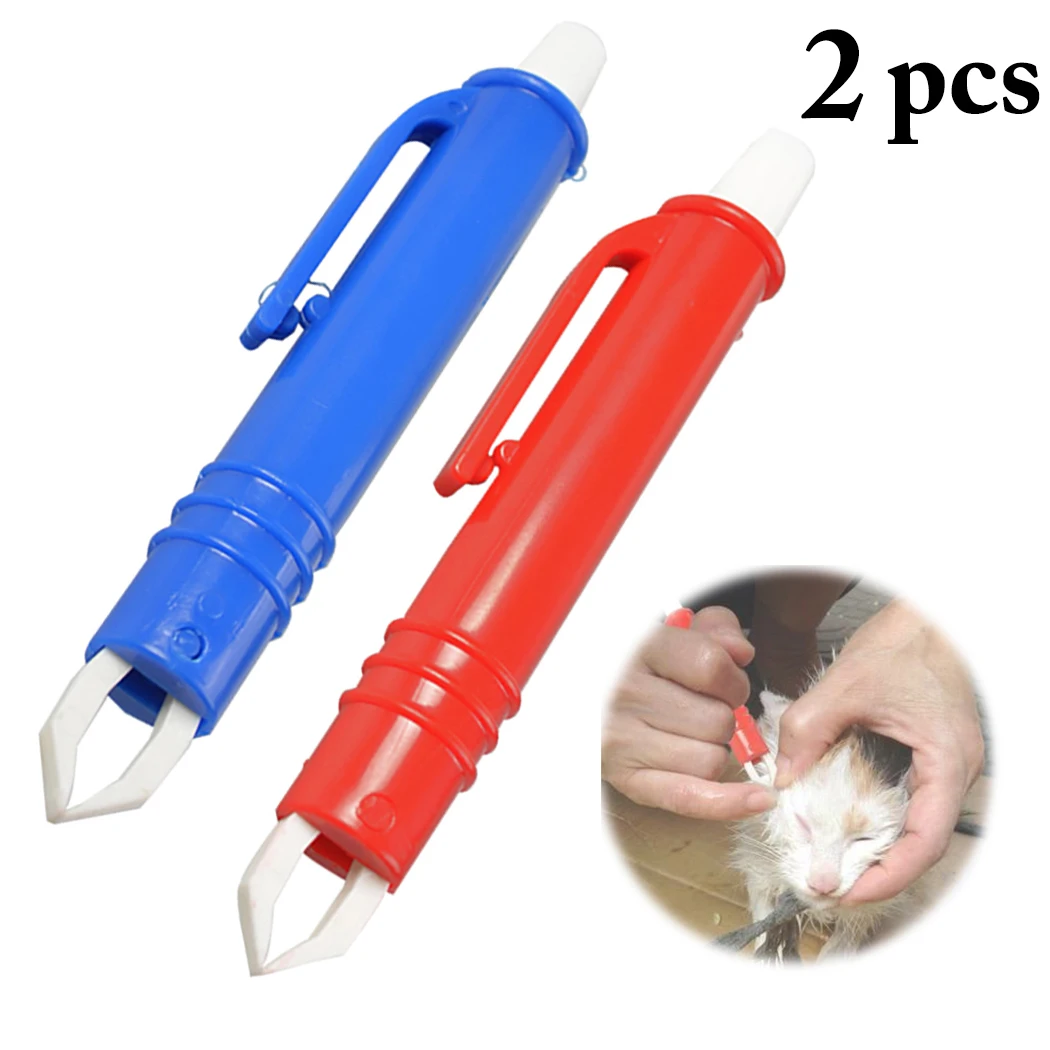 

2Pcs/Set Mite Acari Tick Remover Eliminate Tweezers Sick Flea Clean Clip Pet Dog Cat Accessoires Puppies Cats Supplies Tools