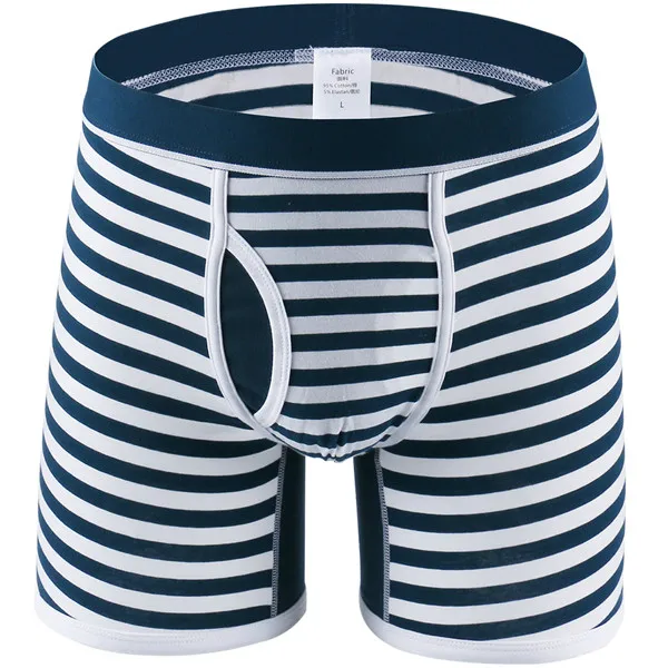 4Pcs 0710 B1 4 шт./лот,, модные, нового размера плюс 6XL, толстые трусы, высокое качество, мужские большие трусы, мужские хлопковые длинные шорты-боксеры для мужчин, нижнее белье - Цвет: 4Pcs 0710 B1