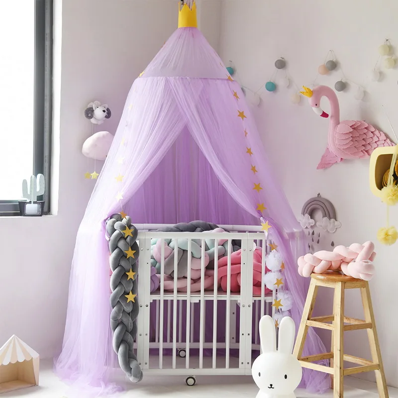 Hanging Mosquito Net Newborn Tent Canopy Children Bedding Round Mosquito Net For Baby Room Decor