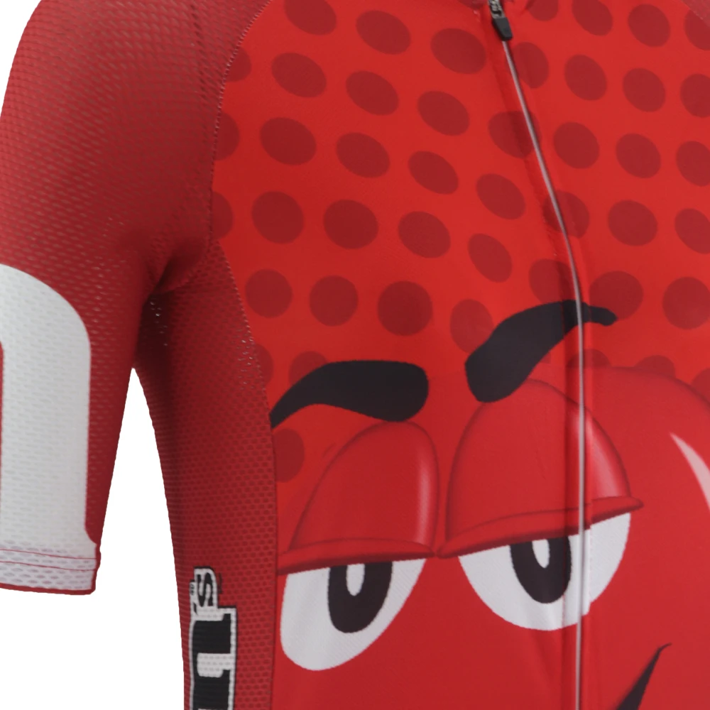 Футболка велосипедная для девушек забавная красная рубашка с коротким рукавом