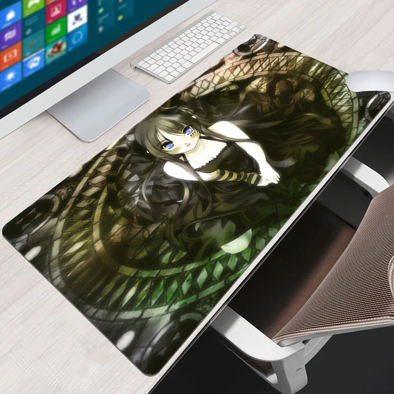 

K-ON Mouse Pad Mass pattern Computer mat 900x400x3mm gaming mousepad large home padmouse keyboard games pc gamer desk