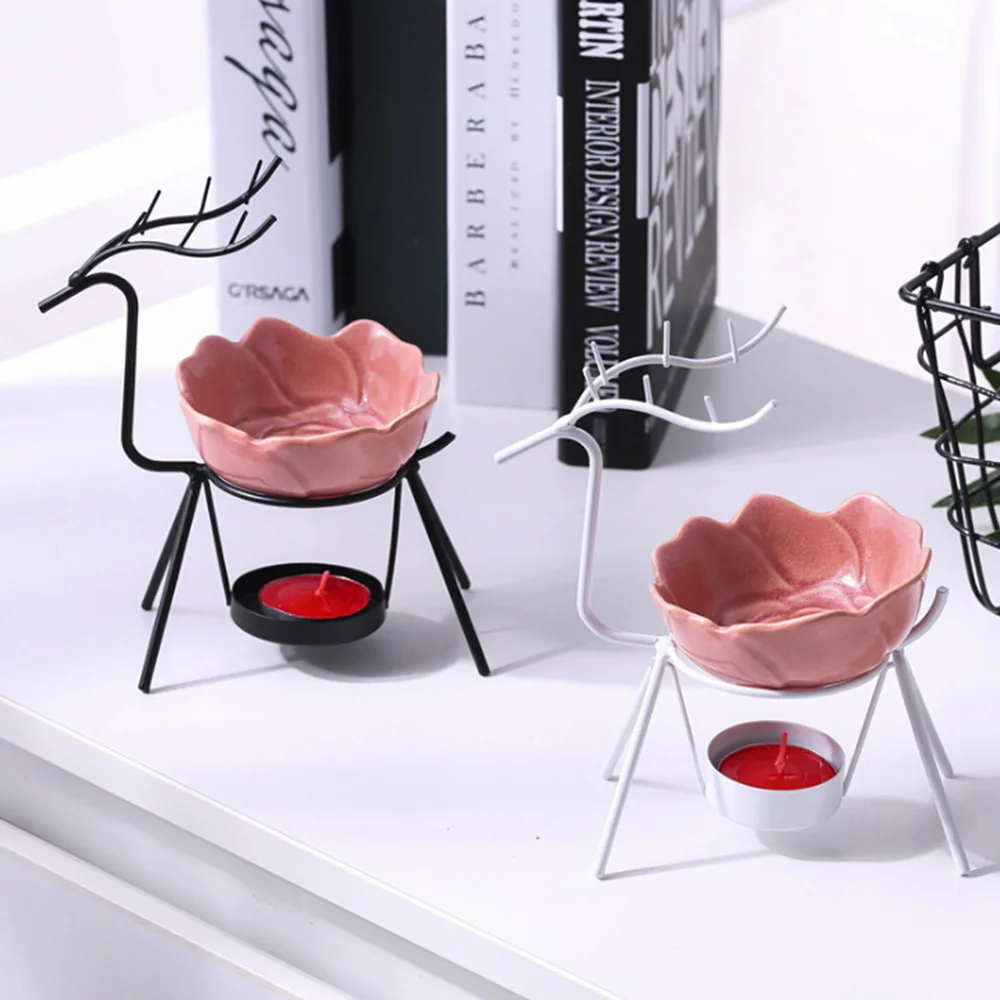 Креативная масляная горелка из нержавеющей стали в виде оленя искусственная