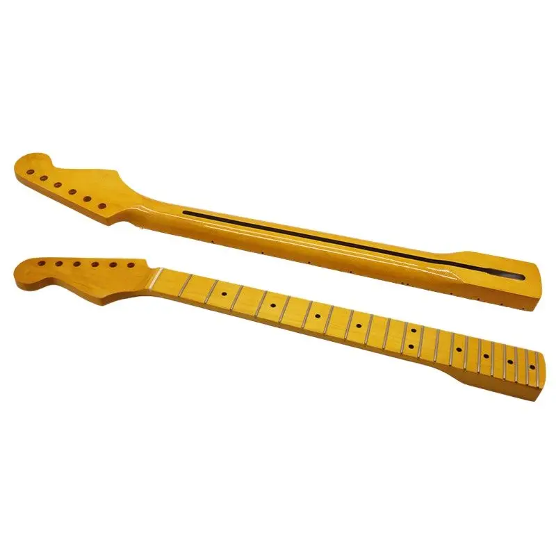 Электрическая гитара с левой ручкой 21 лад 22 лада маленькая головка гриф из Канады