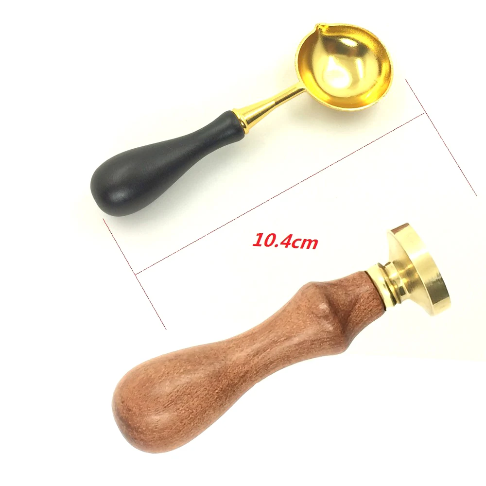 Любовь Кошка благословение слова восковое уплотнение медная латунь штамп