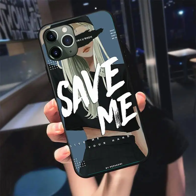 

pepakomi Bts Perfect black Phone Case For iphone 5s 6 7 8 11 12 plus xsmax xr pro mini se Cover Fundas Coque