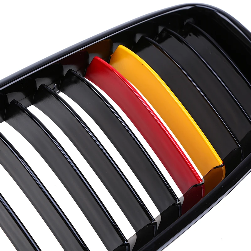 Решетки для переднего бампера POSSBAY глянцевые черные красные желтые решетки BMW 3