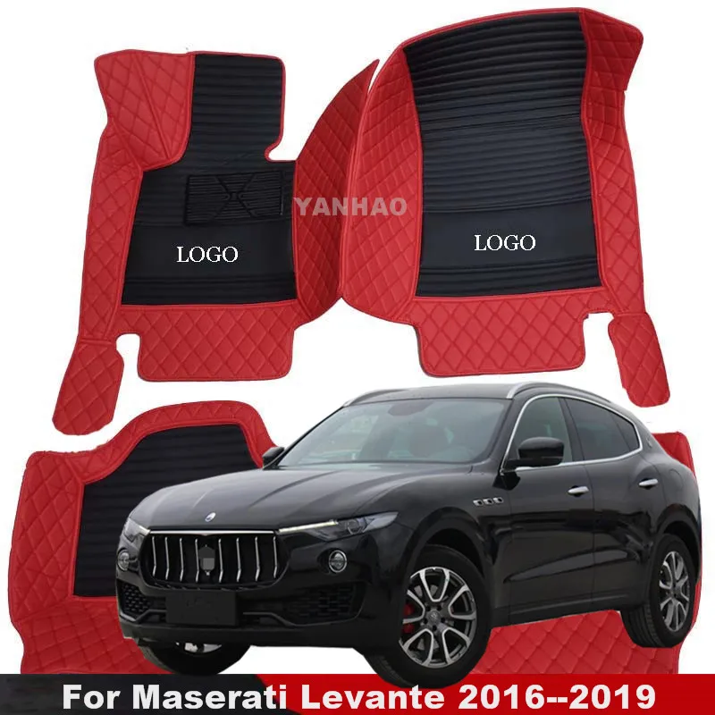 

Автомобильные коврики для Maserati Levante 2014 2015 2016 2017 2018 2019, водонепроницаемые передние и задние коврики, коврики для автомобиля