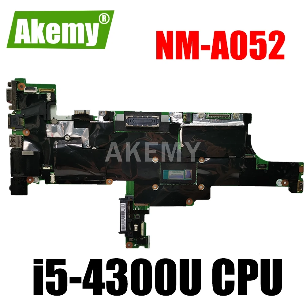 For Lenovo THINKPAD T440S NM A052 04X3901 04X3902 04X3903 04X3905 04X3906 Laptop Motherboard with i5 4300U UMA 100% tested