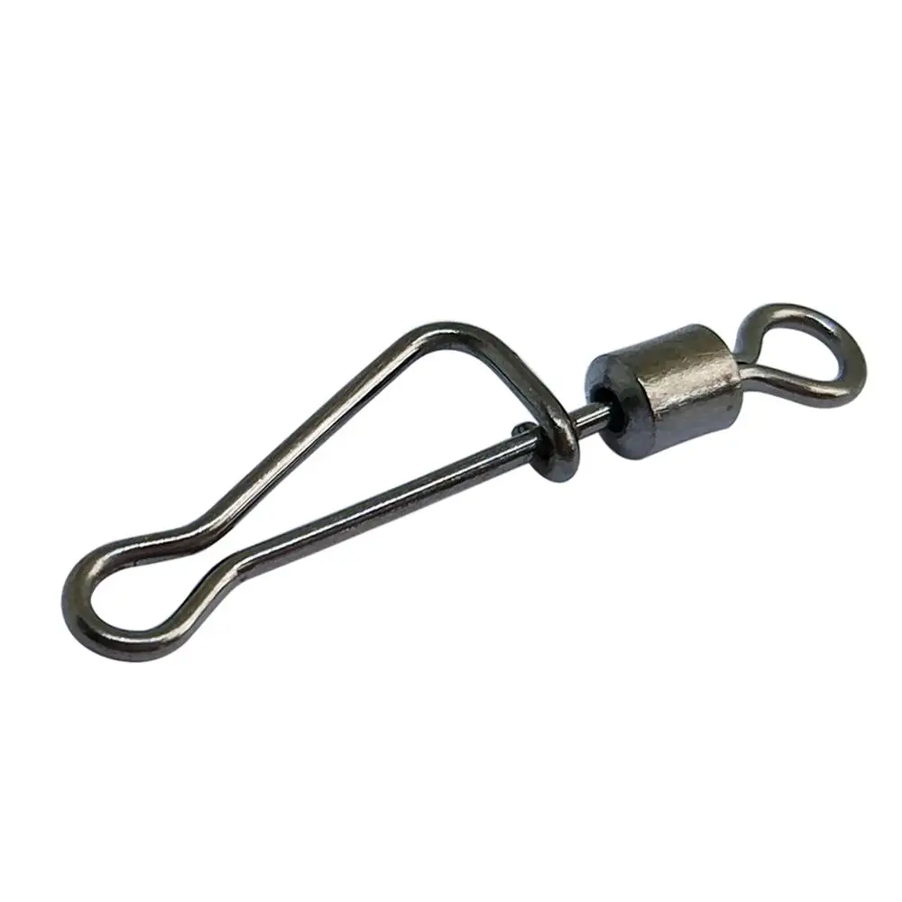 100 шт. рыболовные снасти размеры 1/0 # 2 4 6 8 10|barrel swivel|fishing connectorsnap fishing |