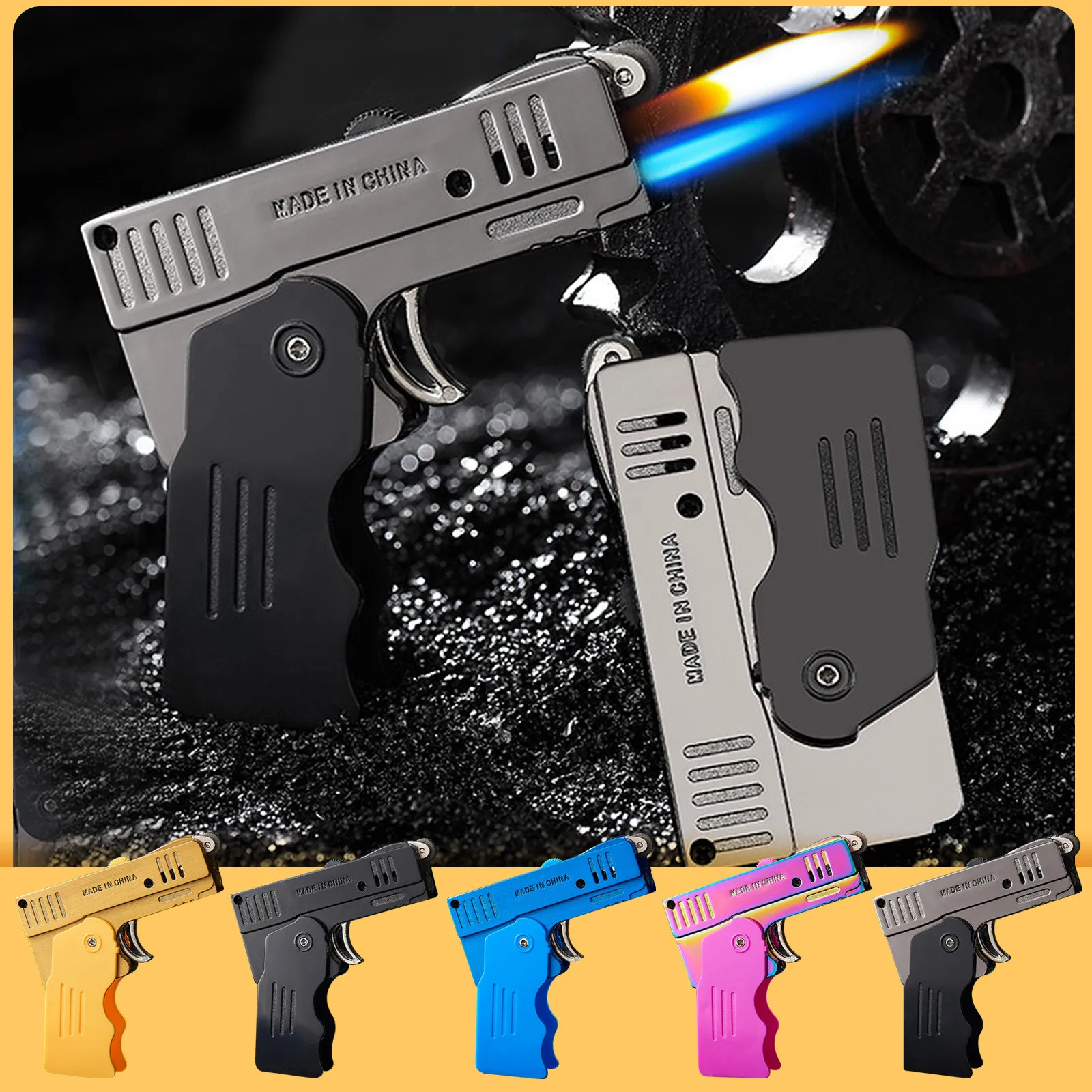 Двухрежимная Зажигалка двойного назначения надувная ветрозащитная Складная