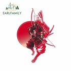 Наклейка для автомобиля самурая, 13 см х 9,3 см