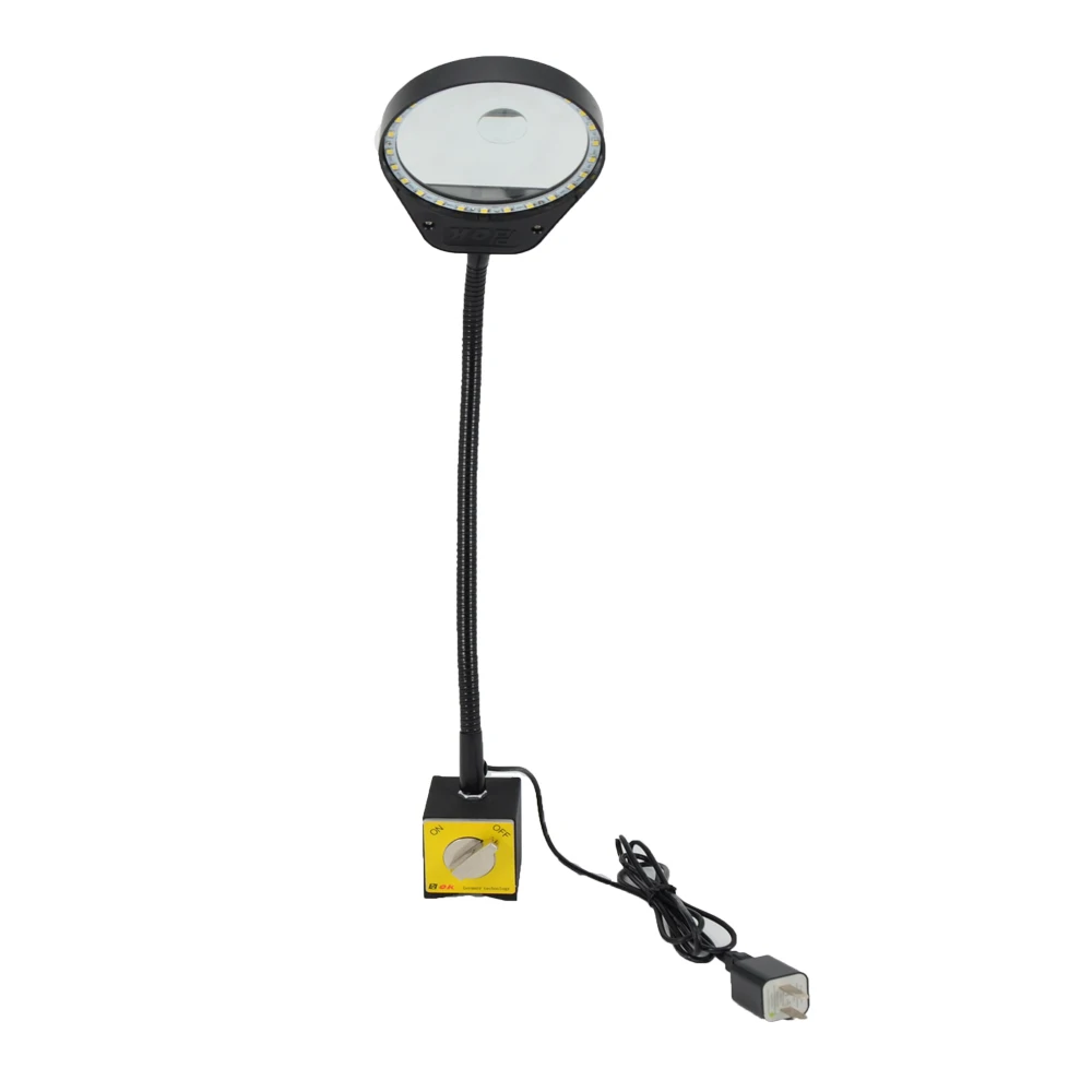3x10x 8x15x or 5x Illuminating Industrial Magnifier with Magnetic Base for Electronics Inspection Magnifying Lamp | Инструменты