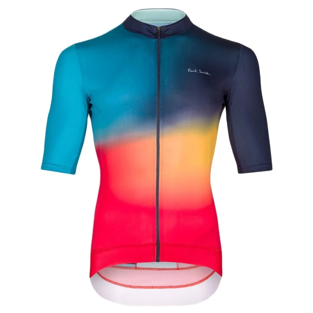 

Paul Smith Cycling Jersey Summer Triathlon Tops Bike Shirt Mens Short Sleeve Quick Dry Maillot Ropa Ciclismo Bike Equipment