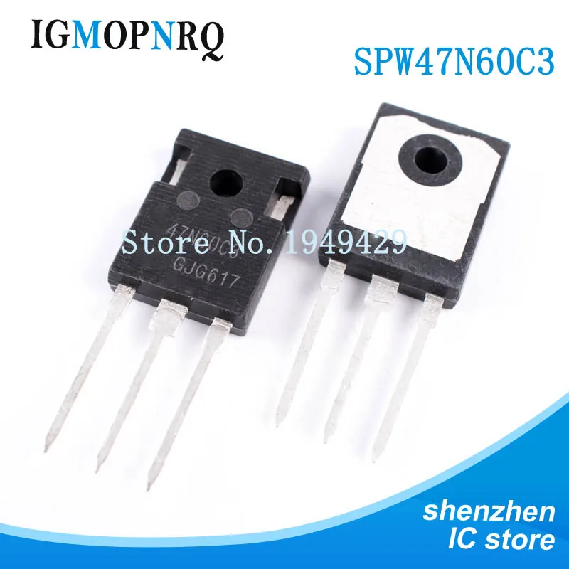 10 шт. SPW47N60C3 SPW47N60 TO 247 47N60 W47N60C3 MOSFET N 650V 47a Φ CoolMOS C3 Новинка| |