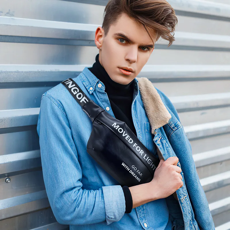 Полиуретановая сумка на пояс для женщин и мужчин унисекс мобильного телефона