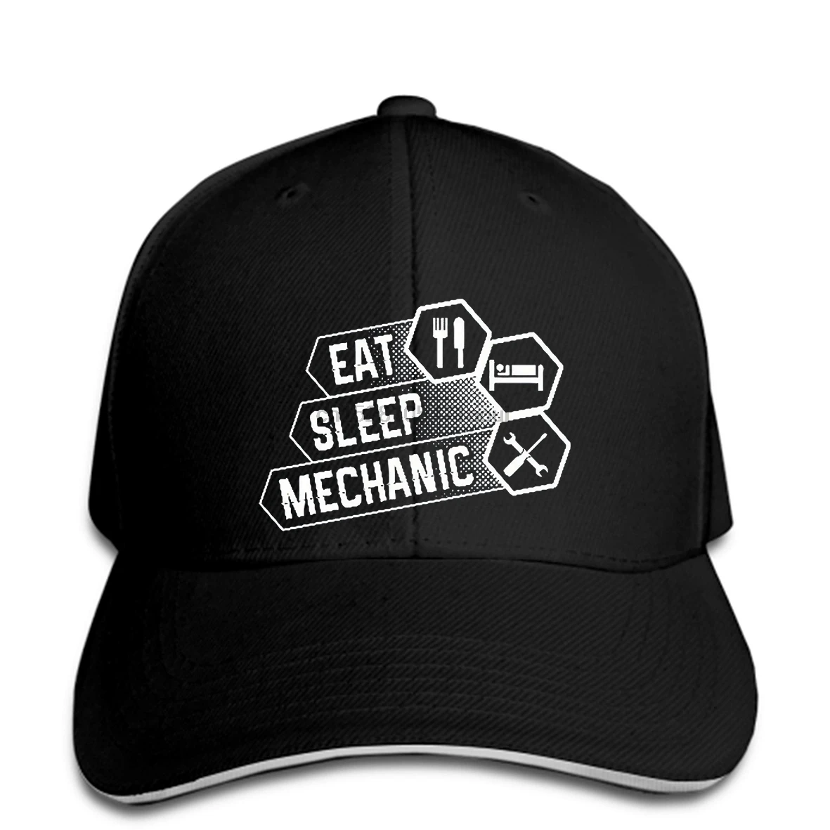 

Baseball cap EAT SLEEP MECHANIC FIX CARS GIFT JDM TURBO BOOST FUNNY MENS Baseball caps