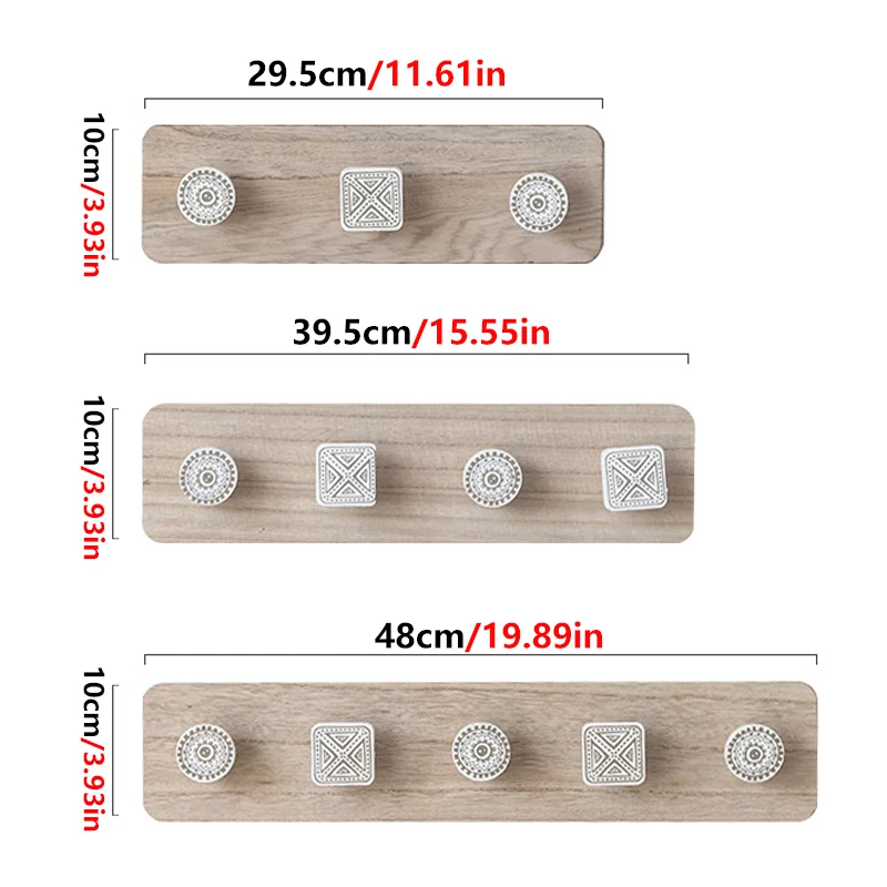 Деревянные Крючки вешалка для одежды нордическая настенная хранения шляпы
