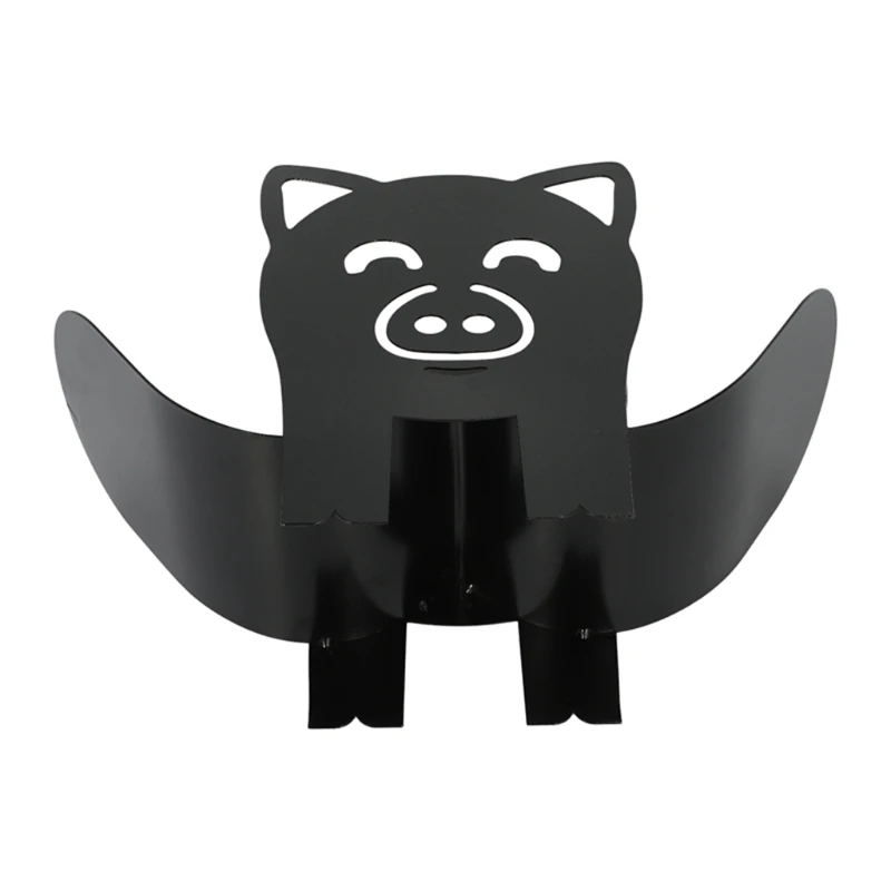 

Home Iron Roll Paper Towel Holder Pig Crafts Bathroom Rack Ornaments Toilet Roll Holder Kitchen Bathroom Storage