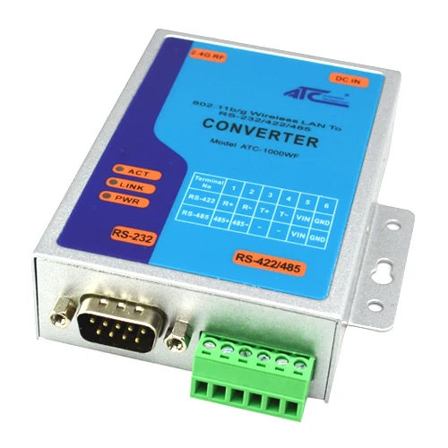

ATC-1000WF Low Power Serial RS232 Ethernet To Wifi Converter