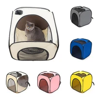 portable breathable pet dogs cats drying box hair dryer cage tent bath grooming house room