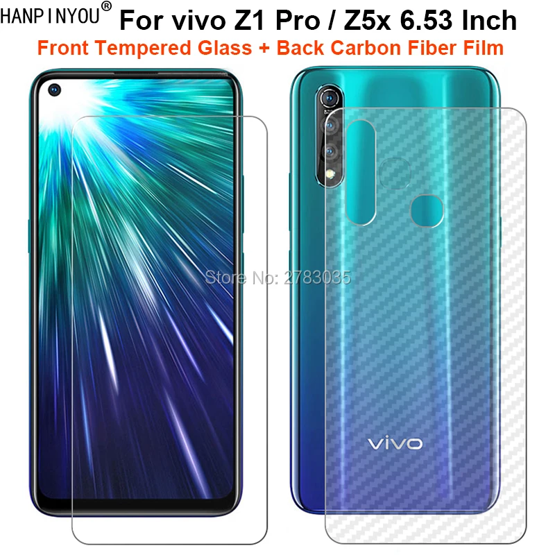 ДЛЯ vivo Z1 Pro / Z5x 6 53 &quot1 комплект = мягкая задняя пленка из углеродного волокна +