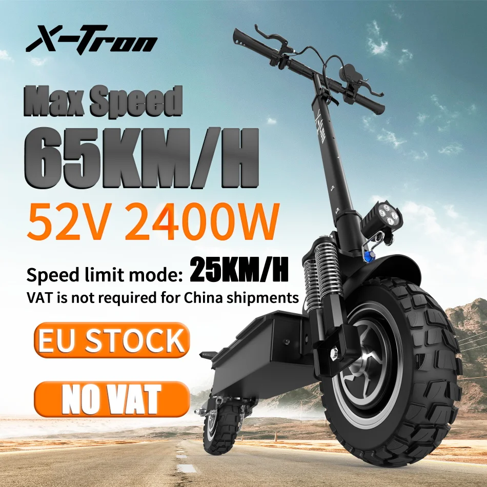 

X-Tron T10pro E scooter 2400W Dual Drive Hydraulic Brake Electric Motorcycle Kick Scooter Max 65km/h Electric Scooter Adlut