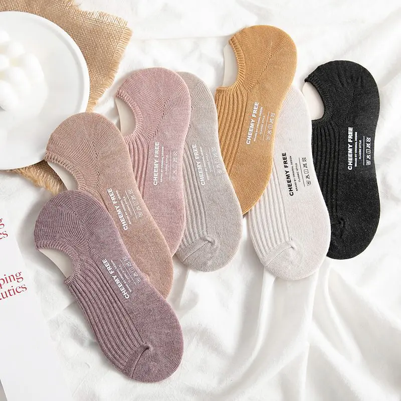 Носки женские хлопковые ярких цветов модные Мультяшные короткие до щиколотки