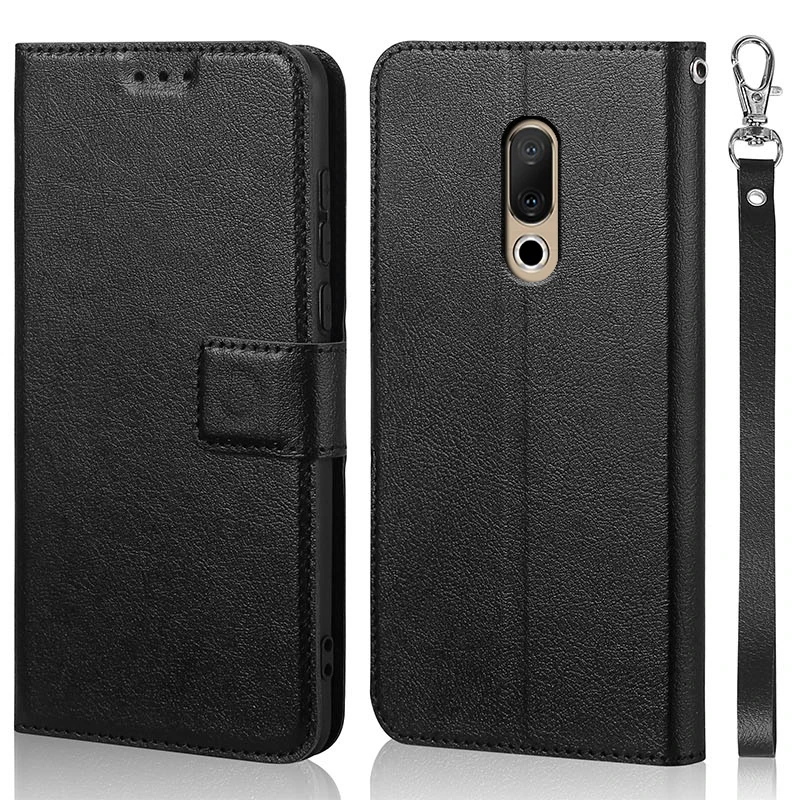 

Противоударный Магнитный чехол для Meizu 15, чехол для телефона, кожаный чехол-книжка, силиконовый чехол для мобильного телефона с отделениями ...