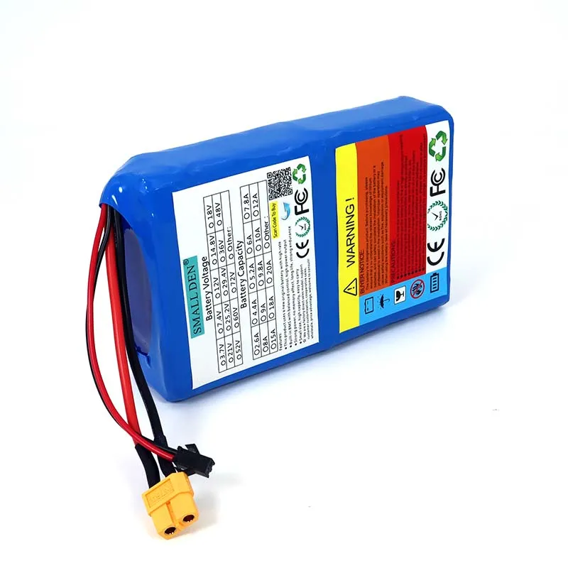 36V 12Ah Lithium Battery Pack 18650 12000mAh High rate 20A BMS for Balancing scooter E-bike lawn mower Aircraft carrier - купить по
