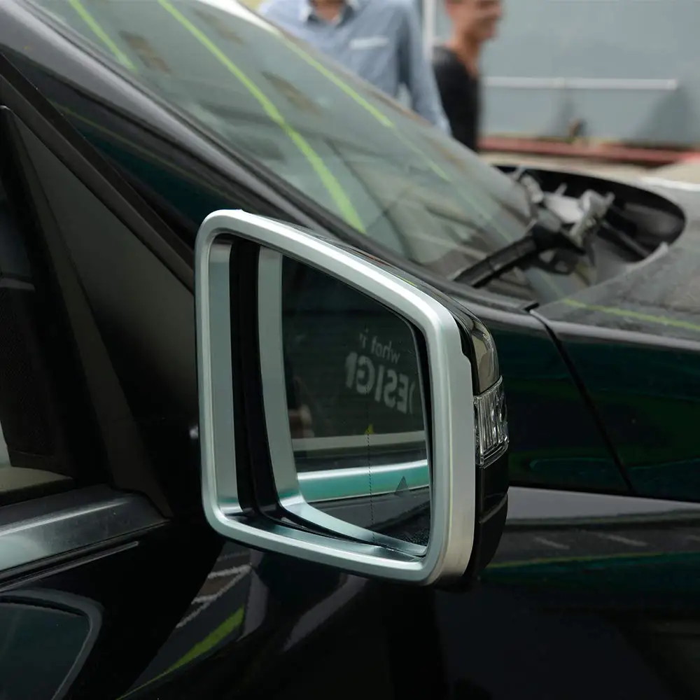 2 шт. ABS Хромированная Автомобильная рамка зеркала заднего вида внешняя отделка