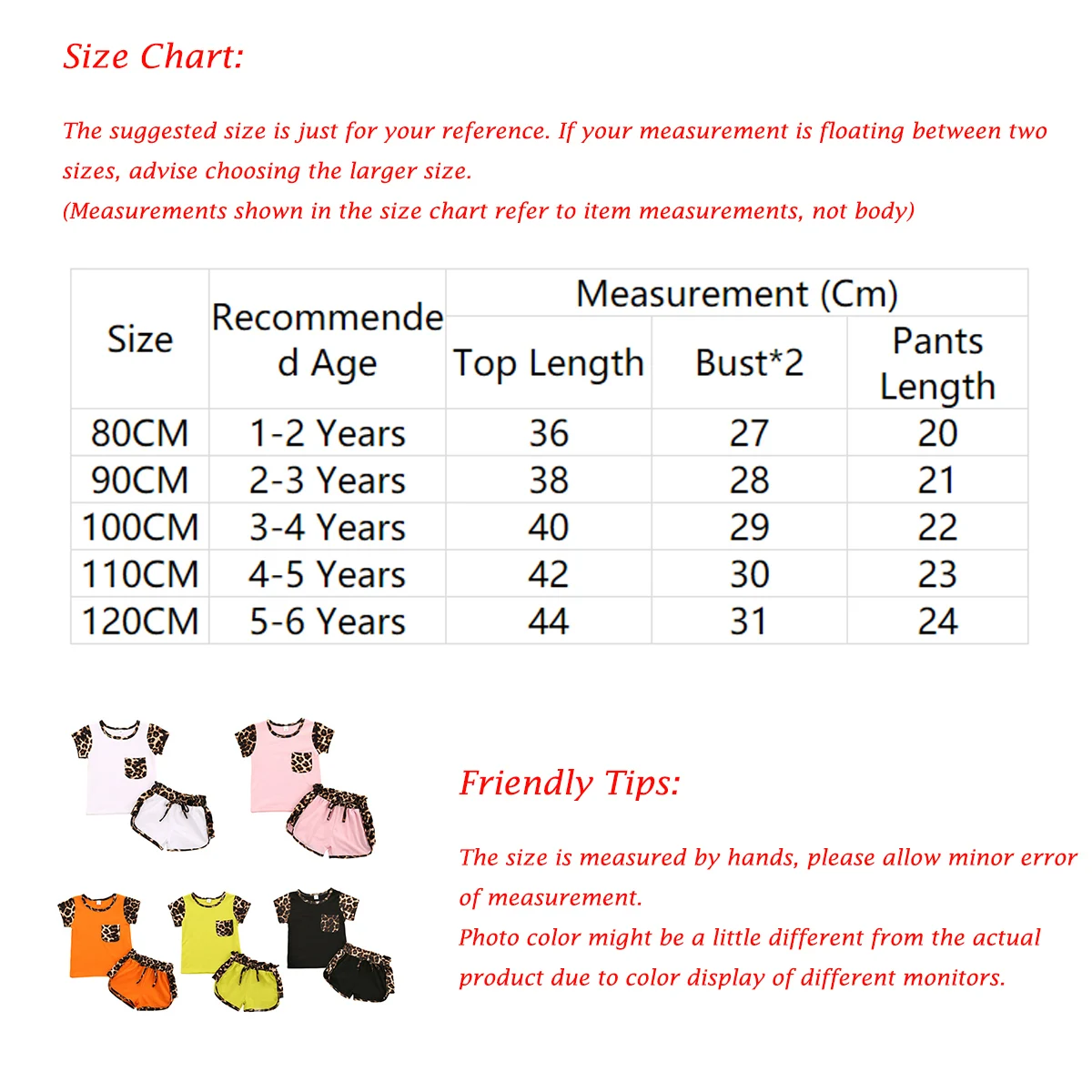 

Newborn Baby Girl Leopard Clothes Set Fashion Short Sleeve T-Shirt Tops Short Pants 2Pcs Outfits Cotton Clothes Girls Streerwear