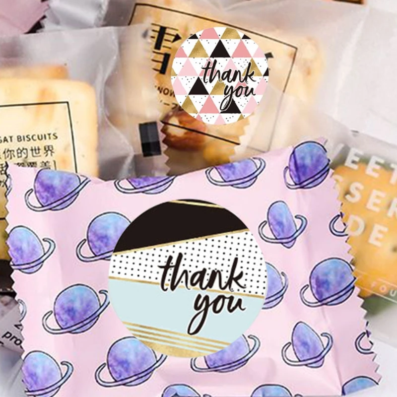 

500pcs 2Inch Thank You Stickers Handmade Round Seal Labels for Candy Gift Box