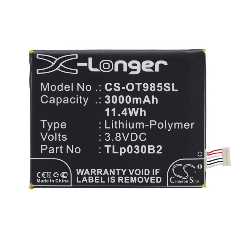 CameronSino для ALCATEL One Touch Flash 2 Pop S7 OT 7045 7045Y VODAFONE 7049D Smart 4 Power battery|Аккумуляторы мобильных