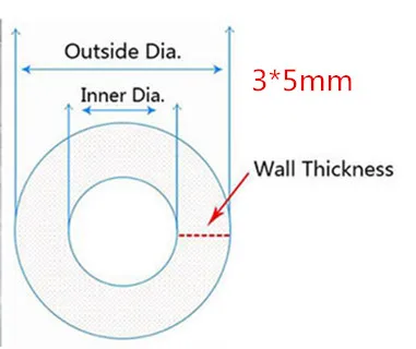 

Прозрачный силиконовый шланг для пищевых продуктов 1 метр