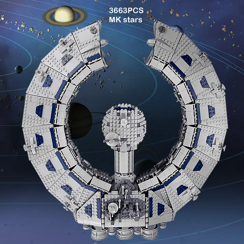 Форма король MOC Разрушитель Lucrehulk класс линкор управляющий дроид корабль