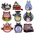 Японское аниме Миядзаки Kawaii Мультфильм Эмаль Булавка Мой сосед Тоторо брошь значок