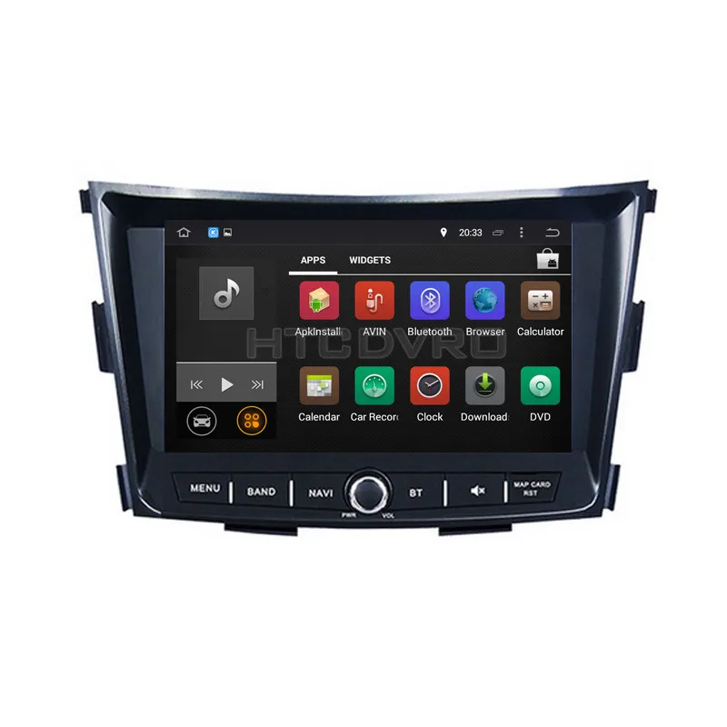 YMODVHT 8 дюймов 4G Восьмиядерный Android 9 0 7 1 автомобильный dvd-плеер для Ssangyong Tivoli 2015-GPS