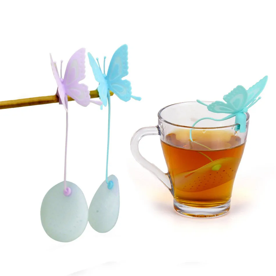 TTLIFE форма бабочки Чайный фильтр кухонные принадлежности нетоксичные