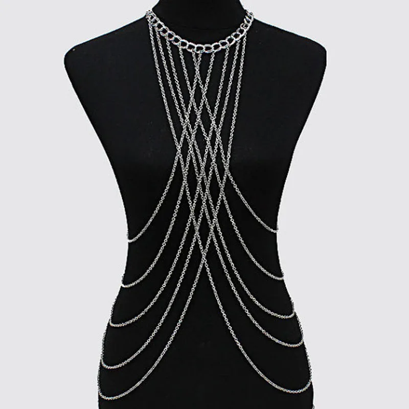 Лидер продаж пикантное металлическое ожерелье-цепочка с кисточкой для женщин