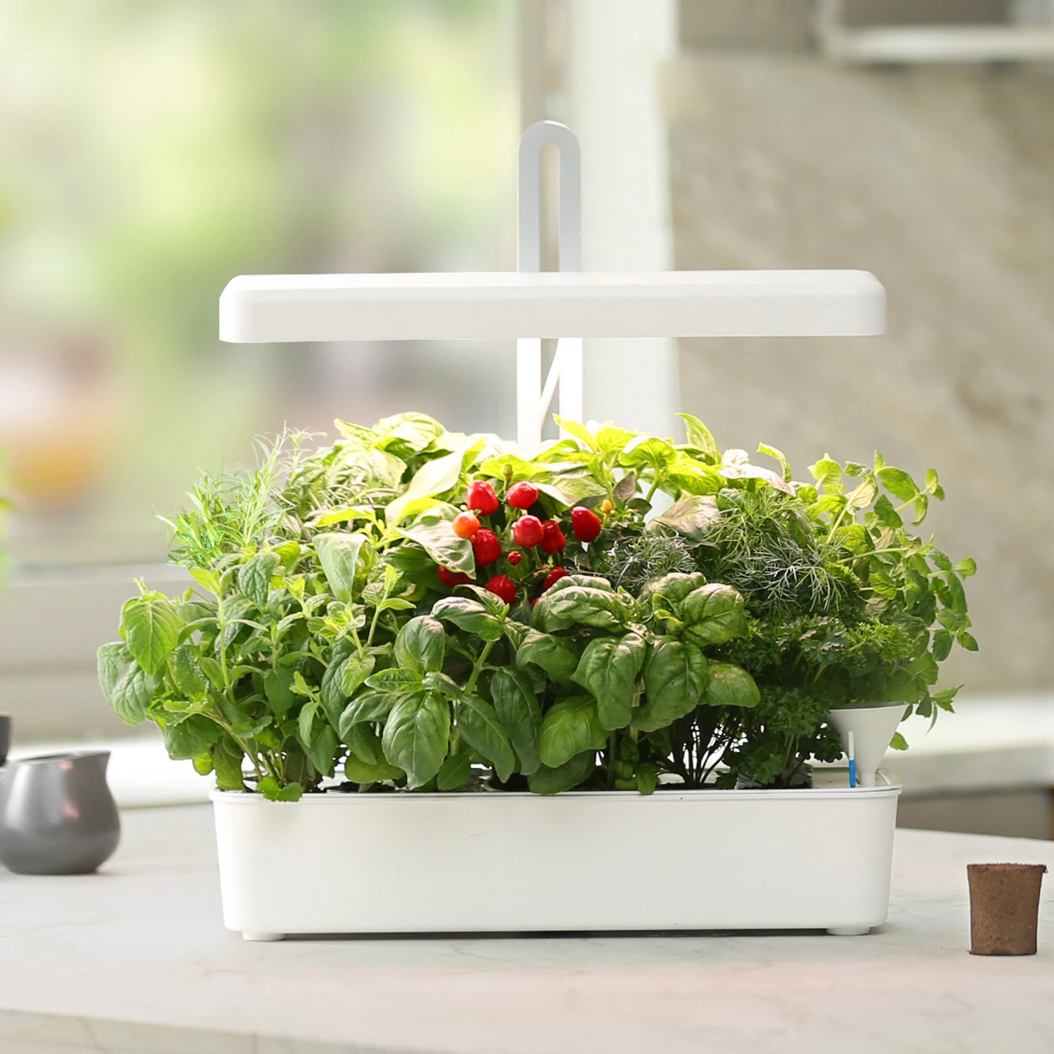 

US FREE SHIPPING LED Indoor Garden decorative indoor herb garden hydroponic growing system