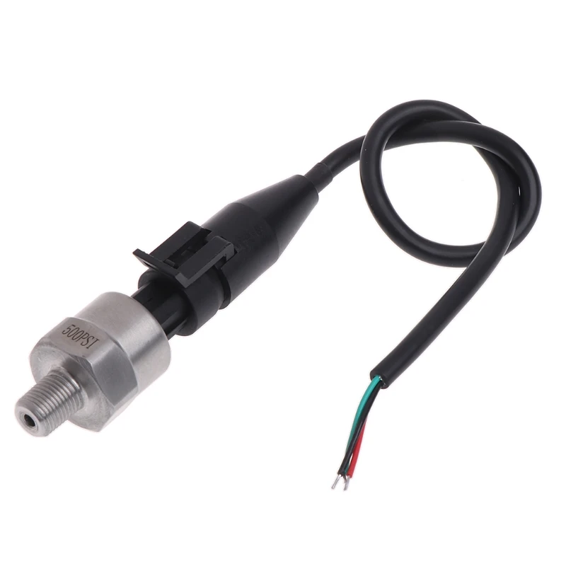 

DC5V 1/8NPT Pressure Transducer Transmitter Sensor Stainless Steel Oil Air Water LX0C