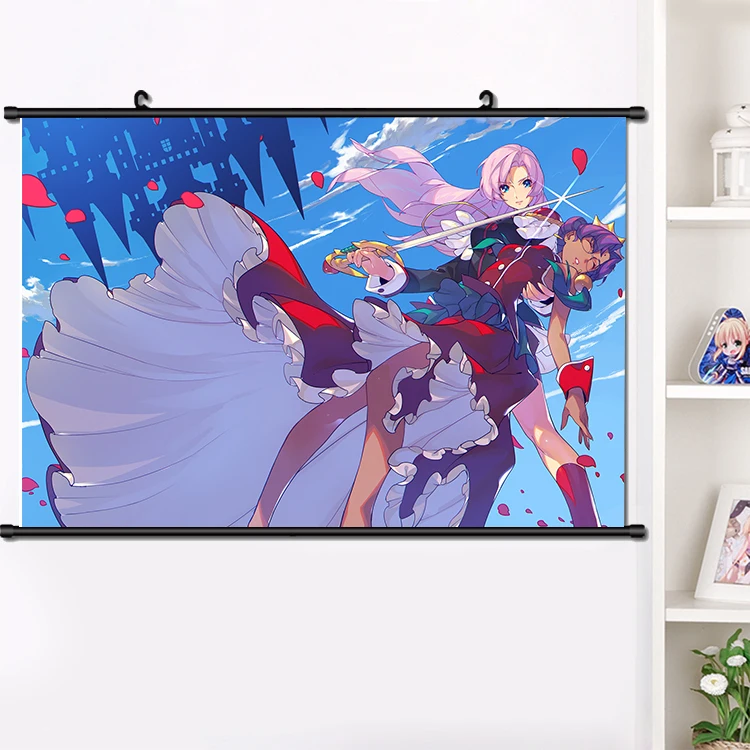 Аниме Shoujo Kakumei Utena тенхо химемия Anthy прокрутки плакат манга настенные подвесные