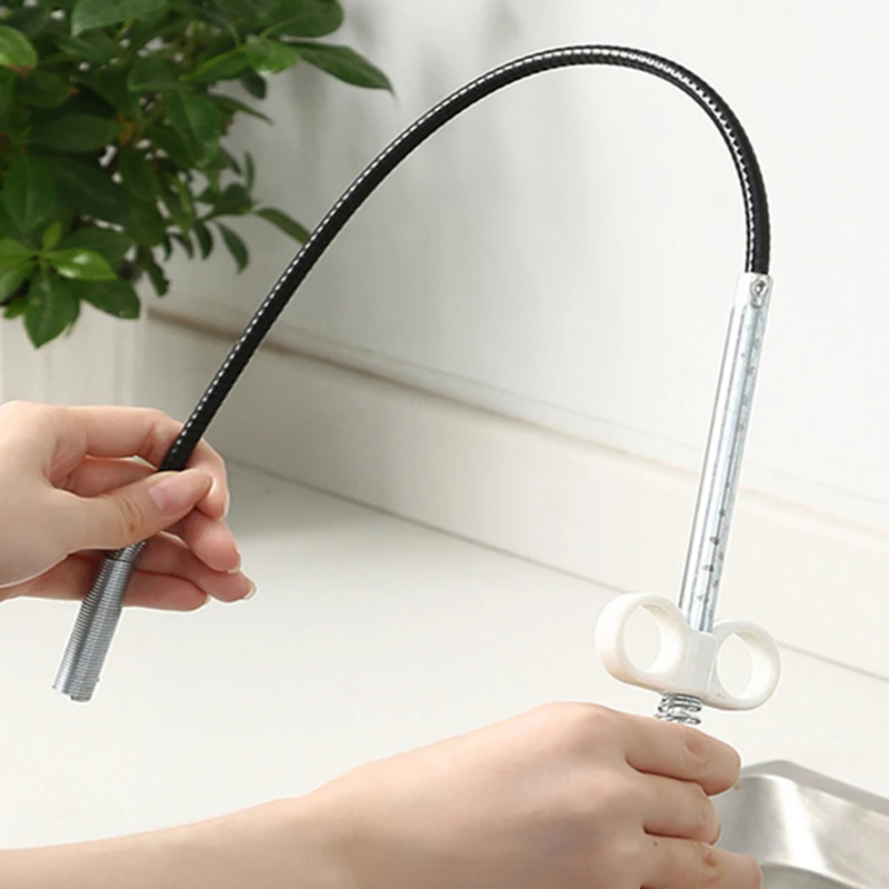 

Sewer Pipe Dredging Extractor Flexible Grabber Claw Reacher Tool Drain Clog Remover Cleaning Tool Home For Toilet Kitchen Sink