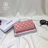 2021 trendy luxury leather rhombus pattern wild fashion designer brand small wallet wallet size 19cm12cm4 5cm