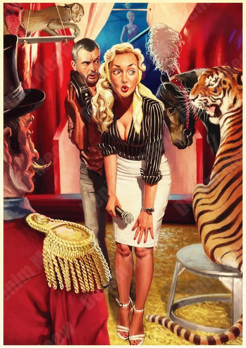 Pin Up Girl табличка винтажная металлическая жестяная вывеска сексуальная девушка декоративные тарелки плакат для бара кафе паба домашний декор железная живопись N116 - Цвет: 7