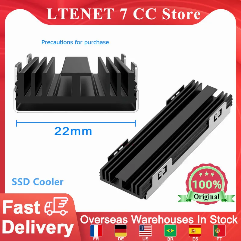 

M.2 Solid State Hard Disk Heatsink Heat Radiator Cooling Silicon Therma Pads Cooler For NGFF SATA M2 2230-2280 SSD
